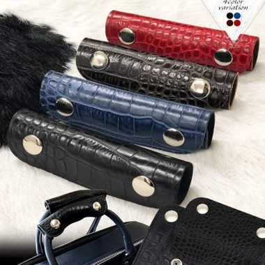 BOOCEAN Vỏ tay cầm hành lý PU Leaher Grip – Chống đột quỵ, tháo rời, bảo vệ