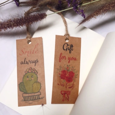 Bookmark Kraft Vintage Đánh Dấu Trang Sách, Tập Vở, Scrapbook, Bullet Journal - 3.000₫ 3