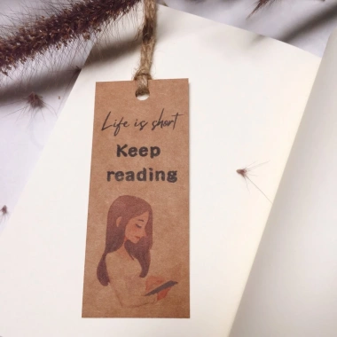 Bookmark Kraft Vintage Đánh Dấu Trang Sách, Tập Vở, Scrapbook, Bullet Journal - 3.000₫ 4