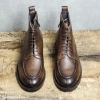 Boot nam ZANE cổ lửng da bê xám, zip kéo hông, mạnh mẽ - 6.337.500₫ 3