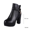 Boots da nữ cao cấp gót vuông phong cách Âu Mỹ - Giày công sở cao gót, giảm giá 475k 7