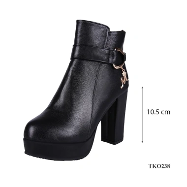 Boots da nữ cao cấp gót vuông phong cách Âu Mỹ - Giày công sở cao gót, giảm giá 475k