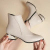 Boots nữ cao gót cổ ngắn mũi nhọn - Giày Martin thời trang Hàn Quốc, giá 429.000đ 2