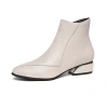 Boots nữ cao gót cổ ngắn mũi nhọn - Giày Martin thời trang Hàn Quốc, giá 429.000đ 6