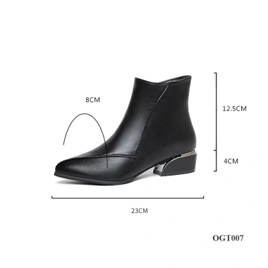 Boots nữ cao gót cổ ngắn mũi nhọn - Giày Martin thời trang Hàn Quốc, giá 429.000đ 7 Boots nữ cao gót cổ ngắn mũi nhọn - Giày Martin thời trang Hàn Quốc, giá 429.000đ 7