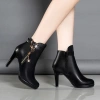 Boots nữ gót nhọn 8cm mũi tròn thời trang công sở phong cách Hàn Quốc giá 429.000₫ 4