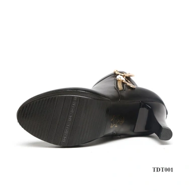 Boots nữ gót nhọn 8cm mũi tròn thời trang công sở phong cách Hàn Quốc giá 429.000₫