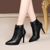 Boots nữ gót nhọn 9cm cổ thấp phong cách công sở trẻ trung sang trọng - Giá ưu đãi 449.000₫