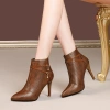 Boots nữ gót nhọn 9cm cổ thấp phong cách công sở trẻ trung sang trọng - Giá ưu đãi 449.000₫ 2