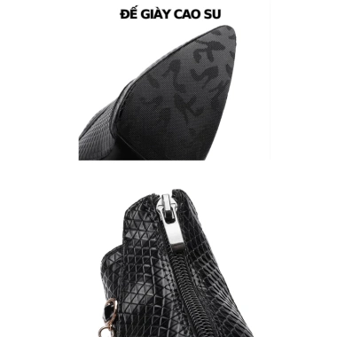 Boots nữ gót nhọn 9cm cổ thấp phong cách công sở trẻ trung sang trọng - Giá ưu đãi 449.000₫
