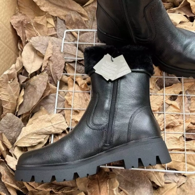 Boots Tamaris Comfort Da Nappa Đi Tuyết Cổ Lông Giữ Ấm Khóa Zip - Giá 945.000đ