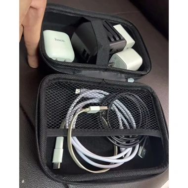 Bóp hộp túi đựng tai nghe, dây cáp sạc - Phụ kiện nhỏ gọn, giá chỉ 40.000₫ 3 Bóp hộp túi đựng tai nghe, dây cáp sạc - Phụ kiện nhỏ gọn, giá chỉ 40.000₫ 3