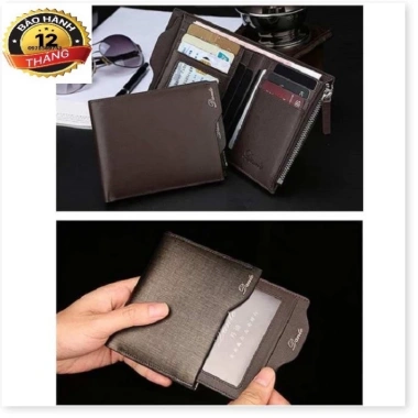 Bóp nam da bò cao cấp, bảo hành 1 năm, giảm giá 1,499,000₫, đẳng cấp, thoải mái