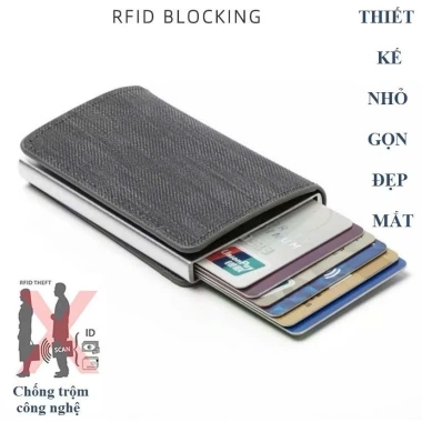 Bóp nam TOPEE VTP08 thẻ ngân hàng, giấy tờ CCCD, chống trộm RFID, giá 399.000₫ 3