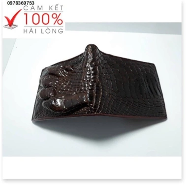 Bóp Ví Tiền Da Cá Sấu 100% Sang Trọng, Bền Bỉ, Giá Khuyến Mãi 2.4 Triệu