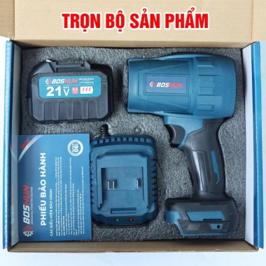 BOSHUN BS-HT1.000G - Thân máy thổi phản lực không dây, không chổi than 80Nm, lực thổi 15m/s 5