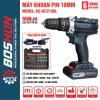BOSHUN BS-ID7.210BL - Máy khoan pin, lực siết 55Nm, 3 chức năng khoan bắn vít nhẹ nhàng, chỉ 449.000₫