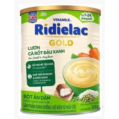 Bột ăn dặm Lươn Cà Rốt Đậu Xanh – Dinh dưỡng toàn diện, giá ưu đãi 118.000