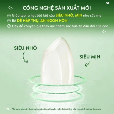 Bột ăn dặm Mămmy cho bé 6 tháng, chất xơ, lợi khuẩn, không táo bón 140g 95.079 VND