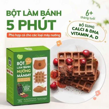 Bột ăn dặm Mămmy trộn sẵn - Bánh phụ dinh dưỡng cho bé 6 tháng, giá giảm 70.000₫ 2 Bột ăn dặm Mămmy trộn sẵn - Bánh phụ dinh dưỡng cho bé 6 tháng, giá giảm 70.000₫ 2