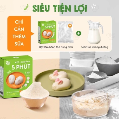 Bột ăn dặm Mămmy trộn sẵn - Bánh phụ dinh dưỡng cho bé 6 tháng, giá giảm 70.000₫