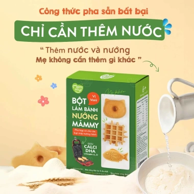 Bột ăn dặm Mămmy trộn sẵn - Bánh phụ dinh dưỡng cho bé 6 tháng, giá giảm 70.000₫ 6 Bột ăn dặm Mămmy trộn sẵn - Bánh phụ dinh dưỡng cho bé 6 tháng, giá giảm 70.000₫ 6