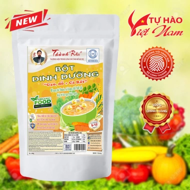Bột ăn dặm Rau Củ Đậu Hạt Đậu đỗ Cà rốt Rau xanh cho trẻ em Thành Râu giá 75.000đ