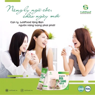 Bột Ăn Sáng Ngũ Cốc Lolifood 380g - Dinh Dưỡng, Tiện Lợi, Cho Người Ăn Kiêng, Giá 190.000 VND 3