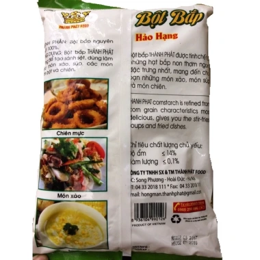 Bột bắp thành phát 400g – Giá chỉ 25.000₫, ngon giòn, thích hợp làm snack nhanh