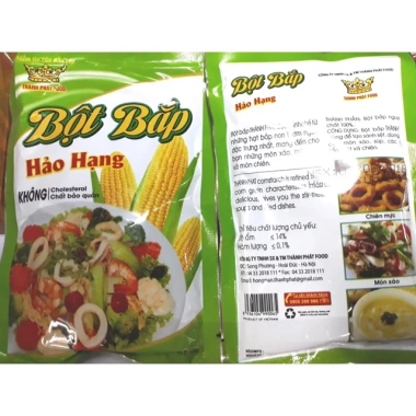 Bột bắp thành phát 400g – Giá chỉ 25.000₫, ngon giòn, thích hợp làm snack nhanh