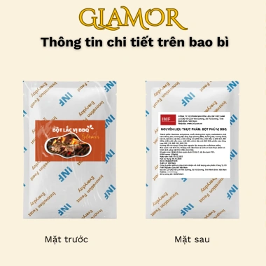 Bột BBQ Glamor gói Nhỏ - Gia vị lắc hương khói đậm đà, cay nhẹ cho khoai tây, gà rán - Giá 33.500₫ 3