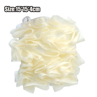 Bọt biển tắm ren hoa mềm mại, thân thiện da – Túi 2 trong 1 cho gel tắm & tẩy tế bào chết