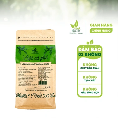Bột Cà Phê Enema Nguyên Trái Không Rang 1kg Viet Healthy - Nguyên Chất, Giá 439k