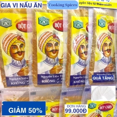Bột cà ri Ấn Độ 3-5gr - Nấu cà ri thịt chiên, rán, sốt vang, giá chỉ 10.000đ 2