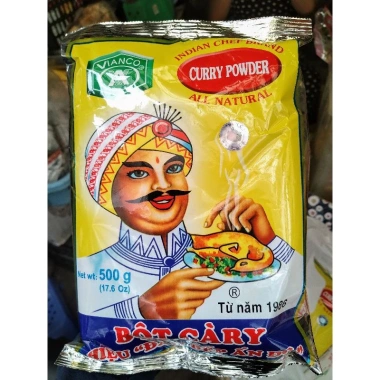 Bột cà ri Ấn Độ Vianco 500g mới – Hương vị đậm đà, giảm giá 20% chỉ 196k Bột cà ri Ấn Độ Vianco 500g mới – Hương vị đậm đà, giảm giá 20% chỉ 196k