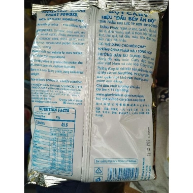 Bột cà ri Ấn Độ Vianco 500g mới – Hương vị đậm đà, giảm giá 20% chỉ 196k
