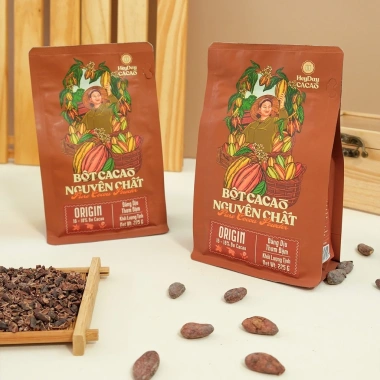 Bột cacao nguyên chất 100% - Dòng Origin thượng hạng [Túi giấy 250g, Túi zip 500g] - Heyday 5