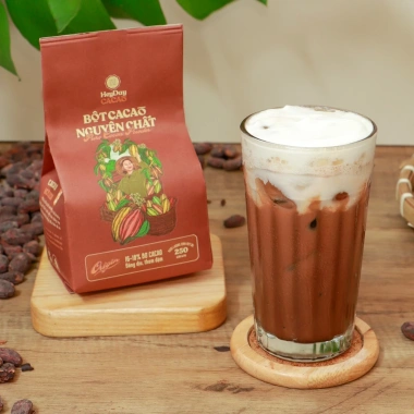 Bột cacao nguyên chất 100% - Dòng Origin thượng hạng [Túi giấy 250g, Túi zip 500g] - Heyday 11