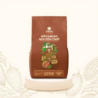 Bột cacao nguyên chất 100% - Dòng Origin thượng hạng [Túi giấy 250g, Túi zip 500g] - Heyday 14