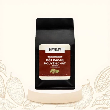 Bột cacao nguyên chất 100% - Dòng Origin thượng hạng [Túi giấy 250g, Túi zip 500g] - Heyday 15