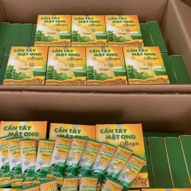 Bột Cần Tây Mật Ong Collagen Giảm Cân 20 gói - Sấy Lạnh, CMO, Giá 49k