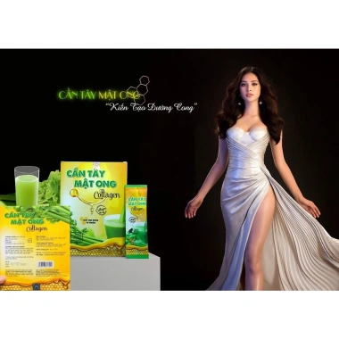 Bột Cần Tây Mật Ong Collagen Giảm Cân 20 gói - Sấy Lạnh, CMO, Giá 49k