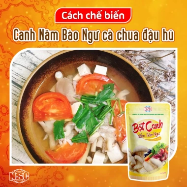 Bột canh nấm bào ngư cao cấp 200g không mì chính - Giá ưu đãi 39.479đ Muối & TM Nam Định