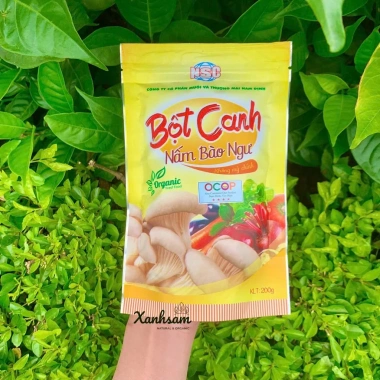 Bột Canh Nấm Bào Ngư Không Mì Chính 200gr - Muối Nam Định - Xanh Sam Organic 6 Bột Canh Nấm Bào Ngư Không Mì Chính 200gr - Muối Nam Định - Xanh Sam Organic 6