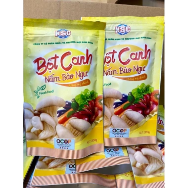 Bột Canh Nấm Bào Ngư Không Mì Chính - Giá Sỉ 1.75tr Thùng 50 Gói, Cty CP Muối Nam Định 5 Bột Canh Nấm Bào Ngư Không Mì Chính - Giá Sỉ 1.75tr Thùng 50 Gói, Cty CP Muối Nam Định 5