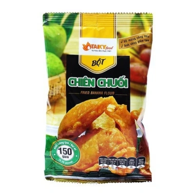 Bột chiên chuối Tài Ký 150g - Giòn tan, thơm ngon, giảm giá 18.000đ 2 Bột chiên chuối Tài Ký 150g - Giòn tan, thơm ngon, giảm giá 18.000đ 2