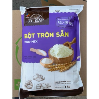 Bột chiên gà giòn xe đạp 10kg - Bao 1kg x10, giảm giá tới 19% chỉ 468.000 VND