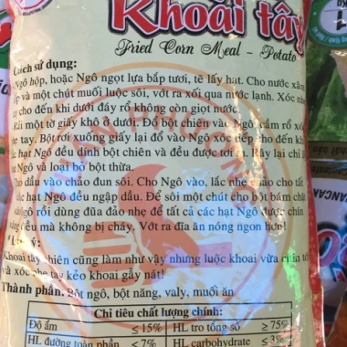 Bột chiên ngô khoai Tuấn Phương - Giá ưu đãi 49.000đ ngon, tiện lợi, dễ chế biến 4