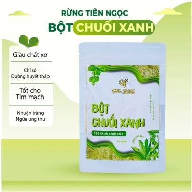 Bột Chuối Xanh QNA Farm 100% Nguyên Chất - Giàu Vitamin, Chất Sơ, 100gr - 65.000 VND