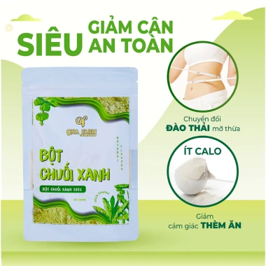Bột Chuối Xanh QNA Farm 100% Nguyên Chất - Giàu Vitamin, Chất Sơ, 100gr - 65.000 VND
